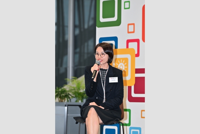 HSBC Living Business SDGs Awards 2023 Goal 7 Gold Winner Sharing by Ms Jay Leung (CHKC Building Management Limited)